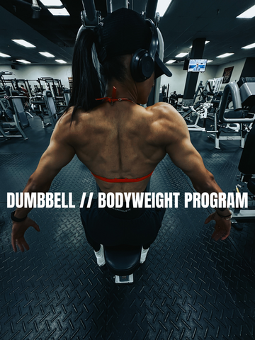 Dumbbell // Bodyweight Only: Program