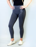 Royalty Athletics Dark Gray Seamless Leggings